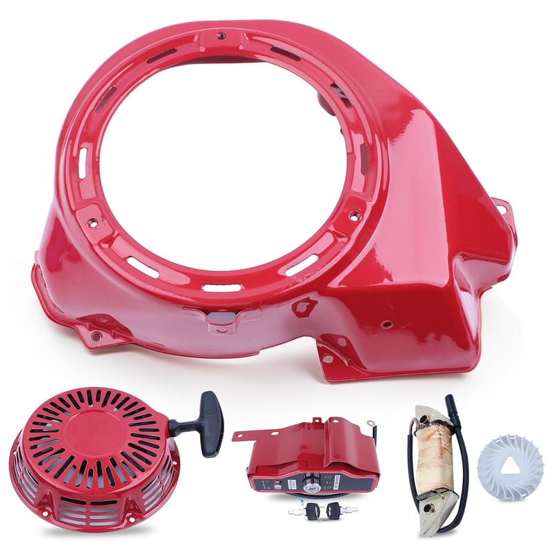 Sada krytu štartovacieho mechanizmu a spínacej skrinky pre motory Honda GX340 GX390 11HP 13HP 19610-ZE3-700ZB 19511-ZE3-000 28400-ZE3-W01ZP