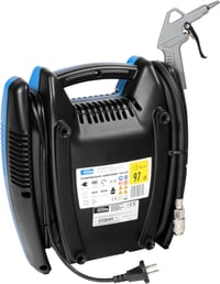 Bezolejový kompresor Güde Airpower 180/08 – 1100 W, 8 bar, 140 l/min, 2,5 m hadica, remeňový pohon 7
