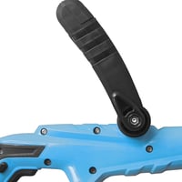 Curățător de rosturi Güde GFR 401, 400 W, 110 mm, cu perie, înălțime mâner 89-114 cm, schimbare a periei fără unelte, perie din metal și nailon 6