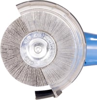 Curățător de rosturi Güde GFR 401, 400 W, 110 mm, cu perie, înălțime mâner 89-114 cm, schimbare a periei fără unelte, perie din metal și nailon 4