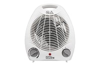 Teplovzdušný ventilátor Güde GH 2000, 2000 W, 2 stupne výkonu (1000/2000 W), prietok vzduchu 75 m³/h, plynulý termostat, ochrana proti prehriatiu a prevráteniu, rukoväť na prenášanie 8