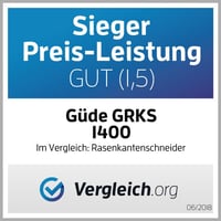 Güde GRKS 1400 električni rubni rezač trave 1200 W, promjer diska 19 cm, dubina rezanja u 3 stupnja (-13/-25/-38 mm), 4700 o/min, plavo-crna, kabel 6