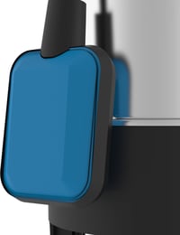 Pompă submersibilă pentru apă murdară Güde GS 1103 PI, 1100 W, 20000 l/h, înălțime de pompare 8 m, adâncime de scufundare 7 m, cu întrerupător cu flotor 6