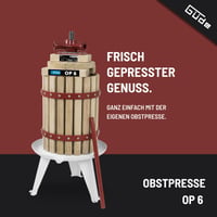 Presă pentru fructe și fructe de pădure Güde OP 6 – coș de presare de 6 litri, diametru 17,5 cm, oțel inoxidabil 2