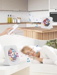 Gueray Bluetooth CD lejátszó HiFi hangszoróval, FM rádió és USB funkcióval 7