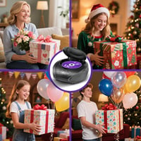 Gueray CD player portabil boombox cu difuzoare integrate, radio FM, intrare AUX și mufă pentru căști, ideal pentru cărți audio 9