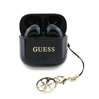 Bezdrôtové slúchadlá Guess Bluetooth 5.3, nastaviteľné, výkonný zvuk, čierne - darček pre ženy aj mužov 1