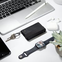 GUGGIARI Slim Wallet RFID-védelemmel, kártyatartó pénztárca - fekete/carbon 7