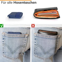 GUGGIARI Slim Wallet RFID védelemmel, bankkártyatartó, pénztárca férfiaknak és nőknek 4