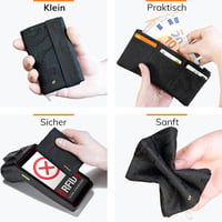 GUGGIARI Slim Wallet RFID védelemmel férfi női pénztárca kártyatartó 5