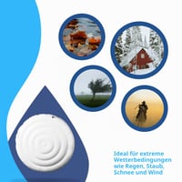 Gugxiom poklopac za napuhavanje za spa 140 cm, sklopivi pokrivač za hidromasažni bazen za 4 osobe, okrugli jacuzzi, štedljiv i otporan na prašinu 6