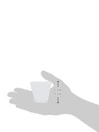 GUILLIN Moulipack Verine 120C pyramídové poháriky 12 cl, číry krištáľový polystyrén, 5,9x5,9x5,6 cm, balenie 50 ks 4