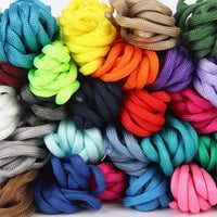 Gukasxi 26 darabos Paracord szett 4mm 550 nylon kötél 10 láb karkötő készítéshez 4