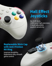 GuliKit Elves 2 Pro Wireless Controller Switch/PC/Android/iOS Hall Joystick 2