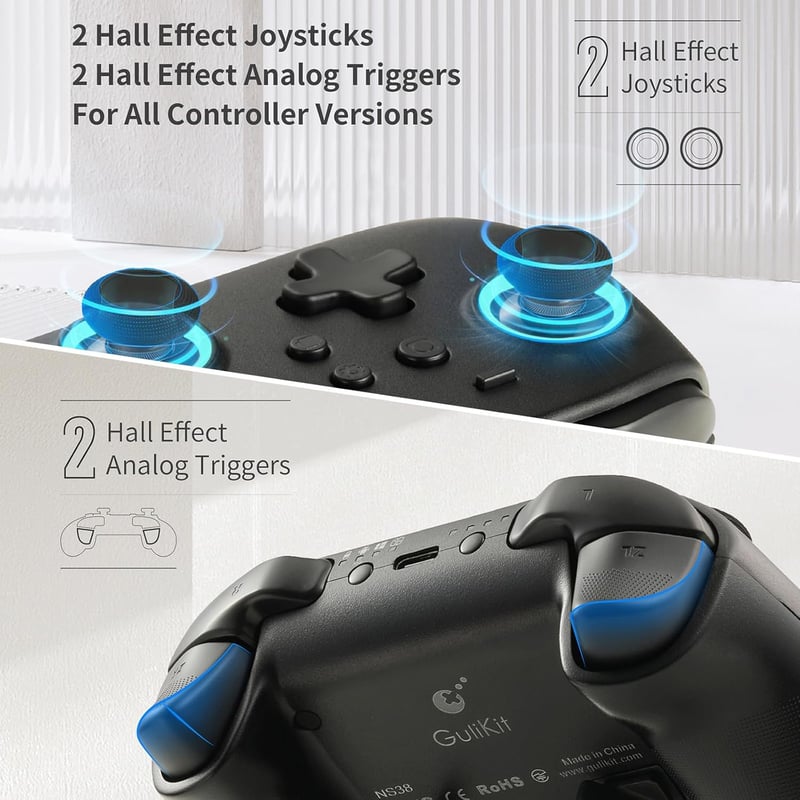 GuliKit KK3 Pro Wireless Controller Switch/PC/Steam Deck Hall Joystick