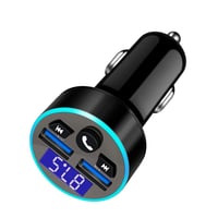 Guniata Bluetooth FM Transmitter autóba QC3.0 gyors töltővel és kihangosítóval 8