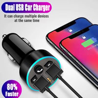 Guniata Bluetooth FM Transmitter autóba QC3.0 gyors töltővel és kihangosítóval 5