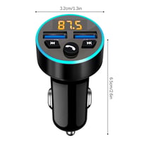 Guniata Bluetooth FM Transmitter autóba QC3.0 gyors töltővel és kihangosítóval 7
