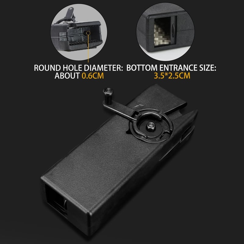 Gunyoo Airsoft Speed Loader taktikai BBS M4 kézi hajtású töltő 6mm 1000 lövés