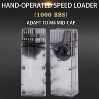 Gunyoo Airsoft Speed Loader taktikai BBS M4 kézi hajtású töltő 6mm 1000 lövés 2