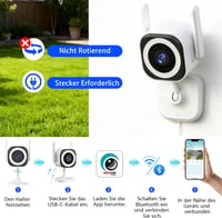 GUOANVISION 5G 2K WiFi Biztonsági Kamera Beltéri Kültéri IP66 Vízálló Éjjellátó 7