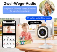 GUOANVISION 5G 2K WiFi Biztonsági Kamera Beltéri Kültéri IP66 Vízálló Éjjellátó 6
