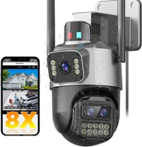 GUOANVISION 6MP PTZ Kültéri Biztonsági Kamera IP66 Éjjellátó Automatikus Követéssel 1