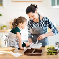 GUOYIHUA 2 darabos szilikon csokoládéforma készlet kaparóval és pipettával 5