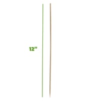 GUSTO Bambusovi štapići za ražnjiće 12 inča (30 cm), 100 komada, za roštilj, šiš ćevape i koktele 2
