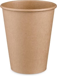 GUSTO 340ml Barna Kraft Papír Kávécsészék 100db Ökológikus Eldobható 4