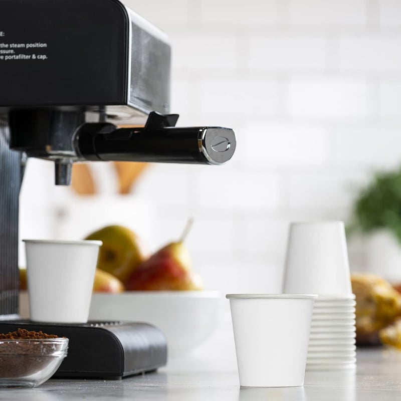 GUSTO 3oz 300db Fehér Papír Pohár Eldobható Mini Fürdőszoba Szájöblítő Ökológikus