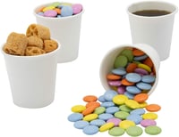 GUSTO 3oz 300db Fehér Papír Pohár Eldobható Mini Fürdőszoba Szájöblítő Ökológikus 6