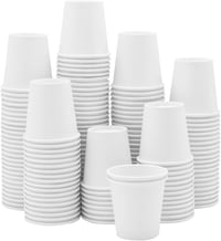 GUSTO 3oz 300db Fehér Papír Pohár Eldobható Mini Fürdőszoba Szájöblítő Ökológikus 1