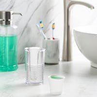GUSTO 3oz 300db Fehér Papír Pohár Eldobható Mini Fürdőszoba Szájöblítő Ökológikus 3