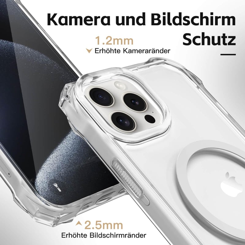 Priehľadný kryt na iPhone 14 Pro s retiazkou, balenie obsahuje 2x tvrdené sklo na displej a 2x ochrannú fóliu na fotoaparát