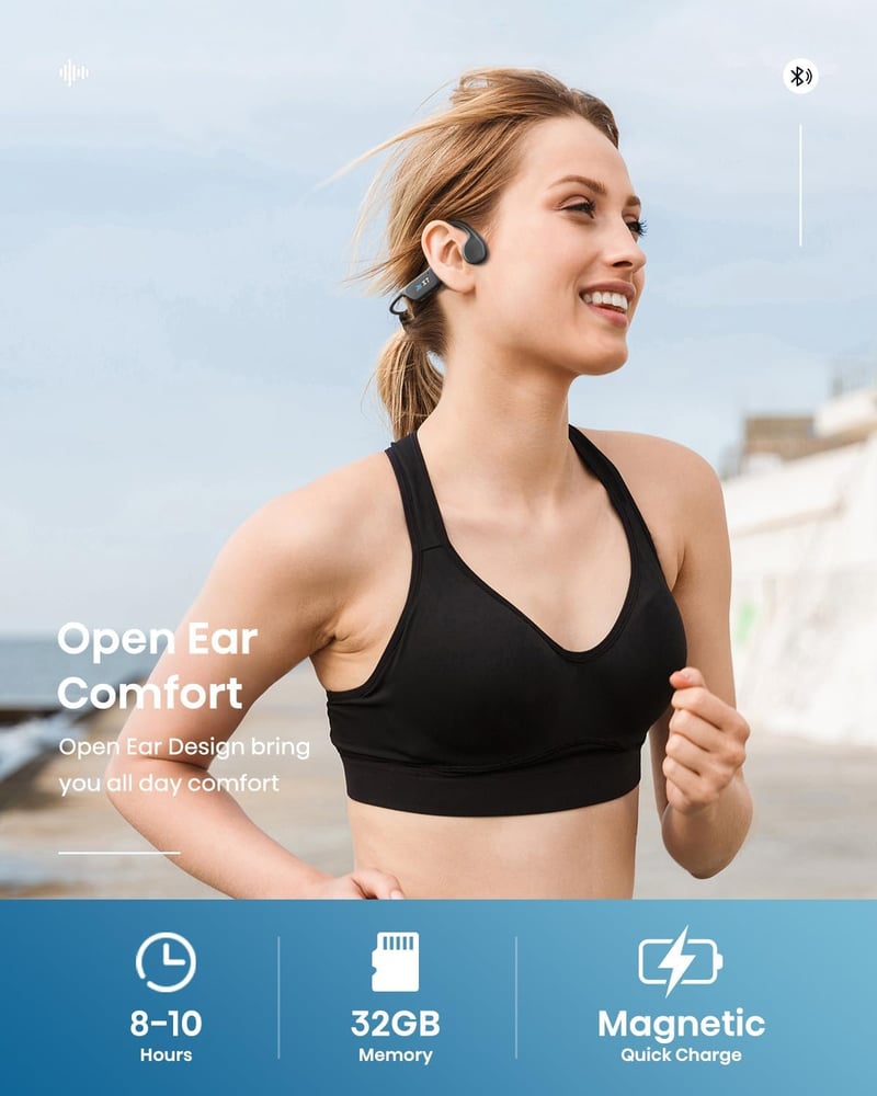 Guudsoud Vezeték Nélküli Fejhallgató Bluetooth Hangszigetelő