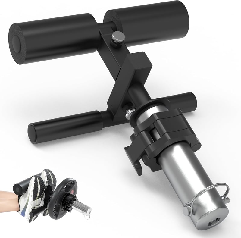 GuuG Tib Bar Sípcsont Edzőgép Lábedzéshez Olimpiai Súlylemezekhez 25/50mm - Gloss black