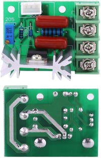 Guuzi 4db 2000W AC motor fordulatszabályzó dimmer vezetékes modullal 110-220V 25A állítható feszültségszabályzó 3