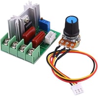 Guuzi 4db 2000W AC motor fordulatszabályzó dimmer vezetékes modullal 110-220V 25A állítható feszültségszabályzó 2