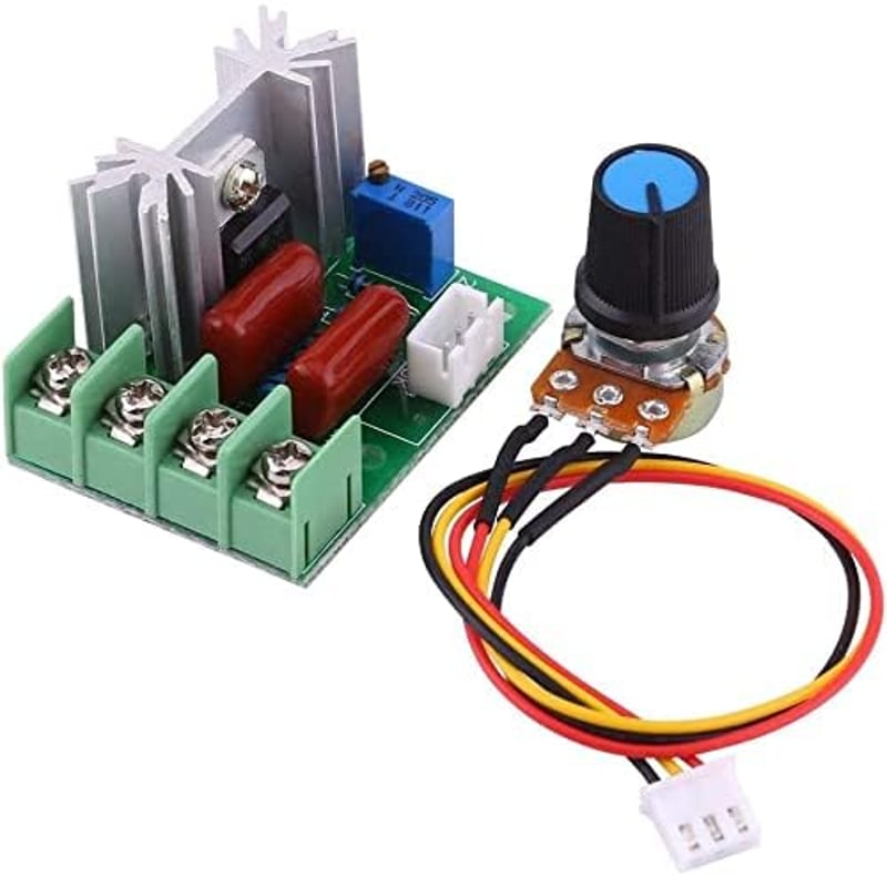 Guuzi 4db 2000W AC motor fordulatszabályzó dimmer vezetékes modullal 110-220V 25A állítható feszültségszabályzó