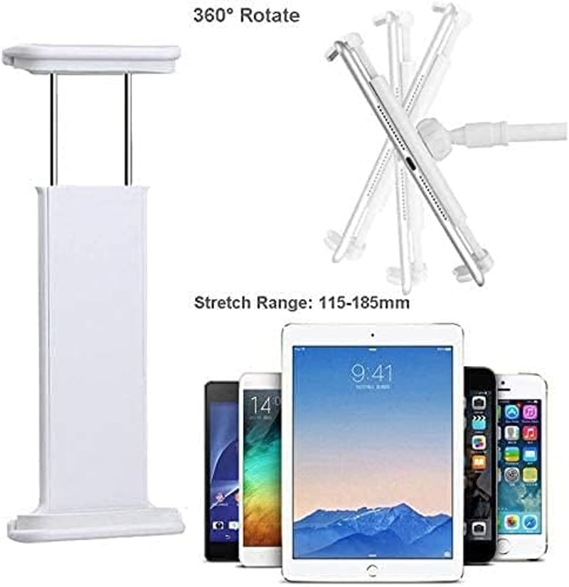 GVEFIVME Univerzális Tablet Tartó Flexibilis Karos Állvány 4.7-10.5" Fehér - White