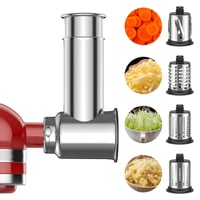 GVODE nastavak za KitchenAid mikser, sjeckalica i ribež s 4 oštrice od nehrđajućeg čelika 2
