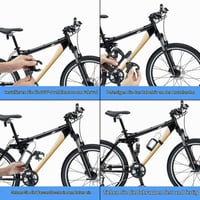 Gvolatee 2 ks držiak na pohár, 360-stupňový otočný držiak na nápoje na kočík, bez skrutiek, na bicykel, horský bicykel a invalidný vozík, čierny 4