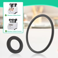 GVSS Monsieur Cuisine Connect szilikon tömítőgyűrű fedélhez tisztító kefével 4