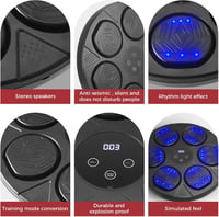 Aparat de box cu Bluetooth Gxpjycfob, cu ecran tactil, lumini LED și mănuși 4