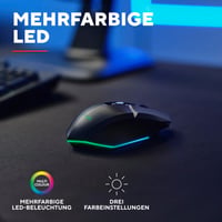Nabíjateľná bezdrôtová herná myš Trust 1108 Vylax, výdrž batérie 80 hodín, 800 – 4800 DPI, LED podsvietenie, 6 tlačidiel, pre PC a notebook, čierna 5