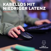 Nabíjateľná bezdrôtová herná myš Trust 1108 Vylax, výdrž batérie 80 hodín, 800 – 4800 DPI, LED podsvietenie, 6 tlačidiel, pre PC a notebook, čierna 4