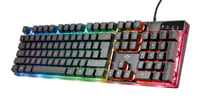Herná klávesnica Trust 835 Azor – talianske rozloženie QWERTY, podsvietenie RGB LED, funkcia anti-ghosting, USB, čierna – PC, notebook, Mac 1
