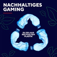 Herné slúchadlá GXTrust Forta PS5, licencované pre PlayStation 5, biele | 50 mm meniče, 3D audio, 3,5 mm jack, odnímateľný mikrofón, 1,2 m kábel 5