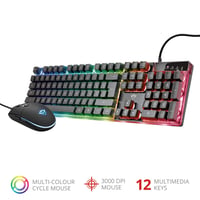 Herná súprava klávesnice a myši Trust GXT 838 Azor, talianske rozloženie QWERTY, RGB LED podsvietenie, USB, anti-ghosting, 800 – 3000 DPI, čierna 2